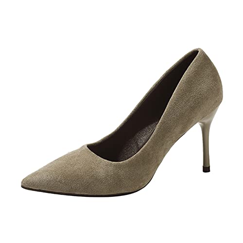 Generisch Mode Winter Damen Freizeitschuhe Low Heel Flat Round Toe Fly Woven Mesh Bequemer Slip On (Grey, 38) von Generisch