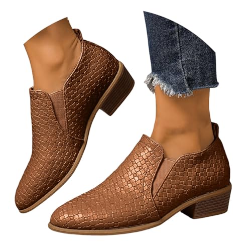 Generisch Modische Damen Stiefeletten Pailletten, Damen Boots mit Seitlichem Reißverschluss, Glitzernde Party Stiefeletten mit Mittleren Absätzen für Abendkleid & Alltag von Generisch