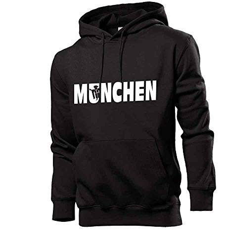 Generisch München Mönch Wappen Männer Hoodie Sweatshirt Schwarz L Generisch München Mönch Wappen Männer Hoodie Sweatshirt Schwarz L von Generisch