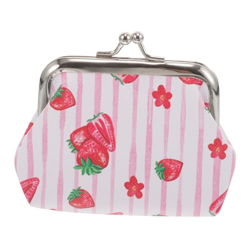 Generisch Münzbeutel für Damen Süßes Obstmuster Geldbörse für Schlüssel für Reisen Einkäufe Langlebiges Material Geschenkidee für Frauen von Generisch