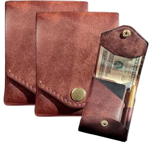 Generisch Multifunctional Compact Wallet, Slim Minimalist Wallet,Built-in Pen Slot(2 Pcs,NO-Pen) von Generisch