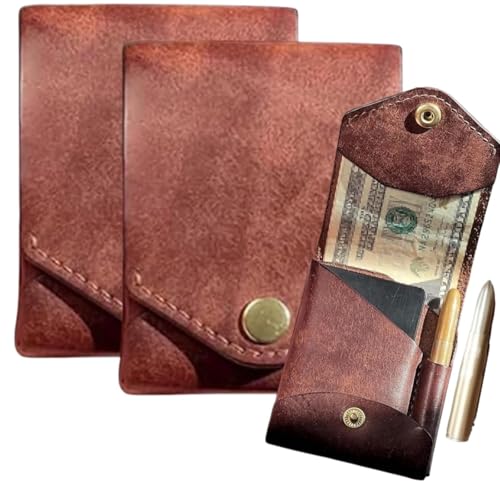 Generisch Multifunctional Compact Wallet, Slim Minimalist Wallet,Built-in Pen Slot(2 Pcs,with-Open) von Generisch