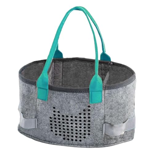 Generisch Music Carrying Bag, Portable Hearing Doll Storage Suitcase, Felt Cloth Case, Space Organizer for Player Starter Set and Musical Instrument Accessories, Multi Functional Use von Generisch