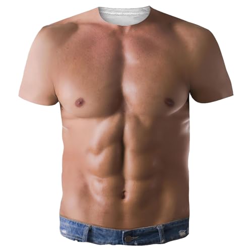 Generisch Muskelshirts Herren Fasching Pullover Sportswear Sixpack Muskelattrappe Oberteil Langarm Muskelshirt Tunika Tops Funktionsshirts Männer Große Größen Frontprint Streetwear Sweatshirt Generisch Muskelshirts Herren Fasching Pullover Sportswear Sixpack Muskelattrappe Oberteil Langarm Muskelshirt Tunika Tops Funktionsshirts Männer Große Größen Frontprint Streetwear Sweatshirt von Generisch