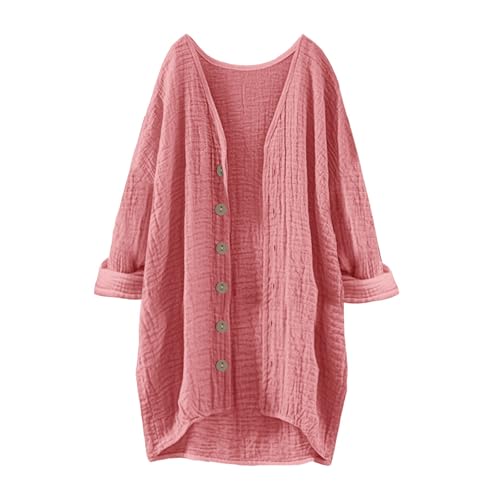 Generisch Musselin Bluse Damen, Leinenbluse Damen Sommer Herbst Langarm Große Größen Tunika V-Ausschnitt Hemdbluse Blusenkleid Leinen Elegant Longbluse Blusenshirt Mittelalter Tuniken Damenblusen Generisch Musselin Bluse Damen, Leinenbluse Damen Sommer Herbst Langarm Große Größen Tunika V-Ausschnitt Hemdbluse Blusenkleid Leinen Elegant Longbluse Blusenshirt Mittelalter Tuniken Damenblusen von Generisch