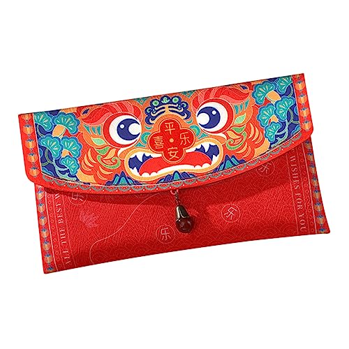 Generisch Neujahr Roter Umschlag Rote Umschlagtaschen Rote Umschläge Beutel Dekorationen Hochzeitsumschläge Für Visitenkarten Geldbörse Roter Taschenumschlag von Generisch