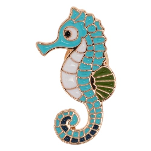 Generisch Niedliche Meerestier Brosche Zinklegierung Cartoon Anstecknadel für Pullover Schals Stilvolles Kleidungszubehör für Frauen Männer Dekoratives Abzeichen von Generisch