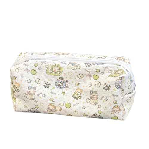 Generisch Niedliche Spitze Cartoon Bleistift Beutel Große Kapazität Kosmetik Tasche Haustier Hund Muster Stift Fall Schreibwaren Aufbewahrung Beutel Make-up Tasche von Generisch