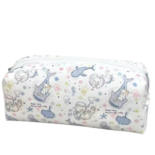 Generisch Niedliche Spitze Cartoon Bleistift Beutel Große Kapazität Kosmetik Tasche Haustier Hund Muster Stift Fall Schreibwaren Aufbewahrung Beutel Make-up Tasche von Generisch