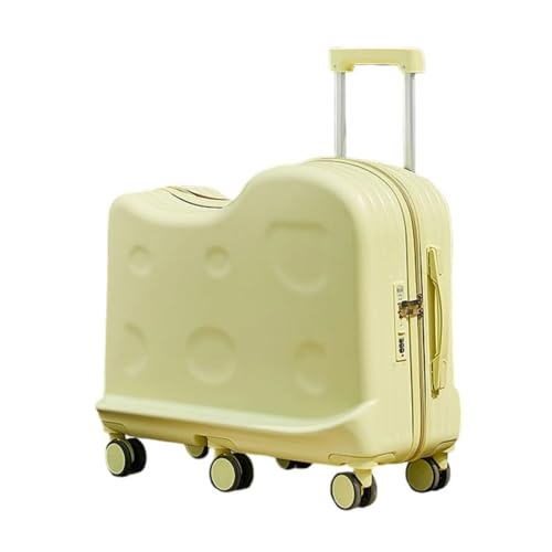 Generisch Nobl Luggage, Nobl Ride On Suitcase for Kids, Carry On Luggage with Ride-On Function, Large Storage and Smooth Wheels (B,20 In) von Generisch