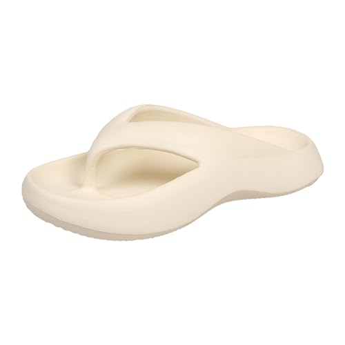 Generisch Non Slip Cloud Flip Flops For Men Women Thick And Lightweight Bottom Beach Slides Pillow Soft Slides Sandals Cushion Beach Flip Flops EVA Comfy Spa Walking Sandals von Generisch