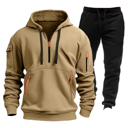 Generisch None Of Us Tracksuit Herren Outfit Komplett Set Laufanzug Winter Jogginganzug Sportanzug Freizeit Anzug Kurzgrößen Trainingsanzug von Generisch