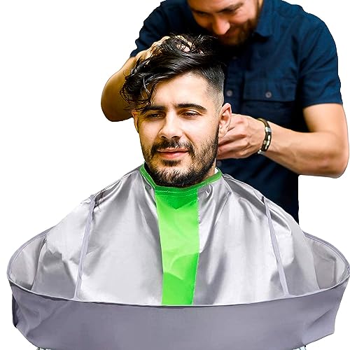 Generisch OOK Haarschneideumhänge für Erwachsene Umbrella Design Friseursalon Cape Halten Sie Haare von Kleidung und Boden fern von Generisch