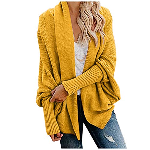 Generisch Oberteile Damen Langarm Pullover Winter warm Wolle Strickpulli Oversized von Generisch