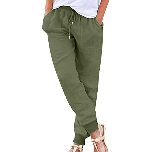 Generisch Offers of The Day Today,Damen Hose Leinenhose Baumwolle Leinen Stoffhose Freizeithose Sommerhose Einfarbig Pumphose Casual High Waist Stretch mit Taschen Kleidung Sommer Hosen Generisch Offers of The Day Today,Damen Hose Leinenhose Baumwolle Leinen Stoffhose Freizeithose Sommerhose Einfarbig Pumphose Casual High Waist Stretch mit Taschen Kleidung Sommer Hosen von Generisch
