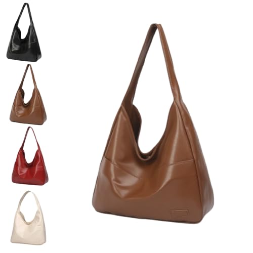 Generisch Ooomay Bag - Ooomay Maya Shoulder Bags,15 in Maya Bag the Mayas,Vegan Leather Trendy Soft Maya Tote Bags (Brown) von Generisch