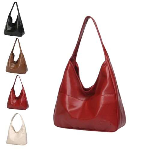 Generisch Ooomay Bag - Ooomay Maya Shoulder Bags,15 in Maya Bag the Mayas,Vegan Leather Trendy Soft Maya Tote Bags (Red) von Generisch