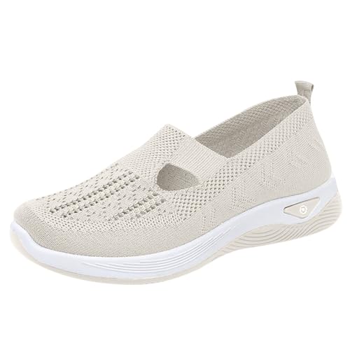 Generisch Orthopädische Damenschuhe Wanderschuhe Leichte H-Typ Mesh-Schuhe Slip-On Sommer Schlupfschuhe Atmungsaktive Memory Foam Bequeme Outdoor Sportschuhe Weich Sommerschuhe Beige 43 Generisch Orthopädische Damenschuhe Wanderschuhe Leichte H-Typ Mesh-Schuhe Slip-On Sommer Schlupfschuhe Atmungsaktive Memory Foam Bequeme Outdoor Sportschuhe Weich Sommerschuhe Beige 43 von Generisch