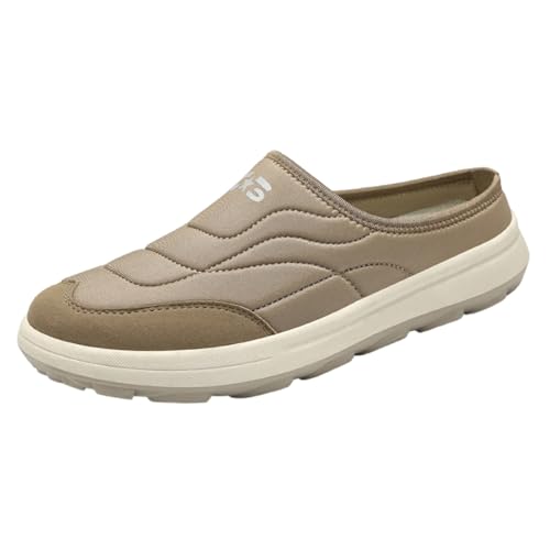 Generisch Orthopädische Herren Schuhe Weit Freizeitschuhe Atmungsaktive Flacheschuhe Breite Füße Pantoffeln Slip-On-Sicherheits Hausschuhe Weichen Bequem Schlupfschuhe Lässige Sportschuhe Einfarbig von Generisch