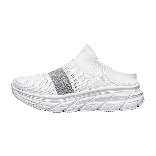 Generisch Orthopädische Herren Schuhe Weit Freizeitschuhe Slip-On-Sicherheits Walkingschuhe Bequem Sportschuhe Breite Füße Einzelneschuhe Atmungsaktive Mesh Pantoffeln Schnelltrocknend Hausschuhe von Generisch