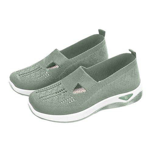 Generisch Orthopädische Schuhe Damen Loafer Sommer Mesh Atmungsaktiv Leichtgewichts Laufschuhe Weite H Vermascht Bequeme Walkingschuhe Outdoor Slip On Weiche Sohle Sommerschuhe,34-42 EU von Generisch