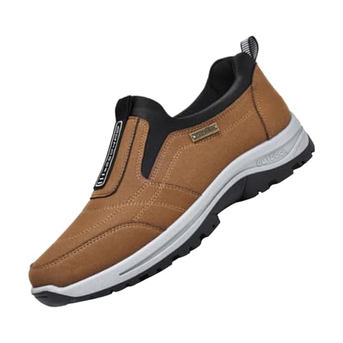 Generisch Orthopädische Schuhe Herren, Schuhe Herren Sneaker Leicht Bequem Winterschuhe Atmungsaktive Laufschuhe rutschfest Weiche Sportschuhe Flache Wildleder Freizeitschuhe Cushion Walkingschuhe 1 von Generisch