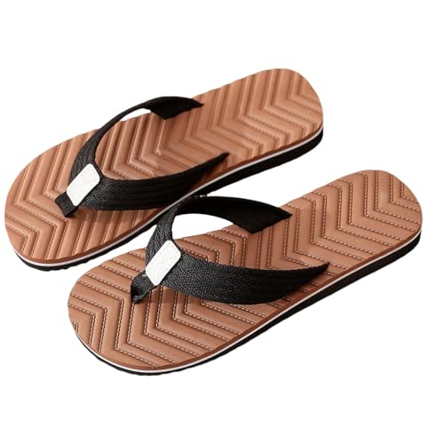 Generisch Orthopädische Schuhe Sandalen mit Wechselfußbett Herren Strand Flip Flops Weiche Bequeme Offene Zehentrenner Walking Tanga Sandalen Hausschuhe Damen Sabot mit Keilabsatz Plateau (Brown,45) Generisch Orthopädische Schuhe Sandalen mit Wechselfußbett Herren Strand Flip Flops Weiche Bequeme Offene Zehentrenner Walking Tanga Sandalen Hausschuhe Damen Sabot mit Keilabsatz Plateau (Brown,45) von Generisch