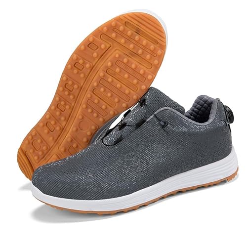 Generisch Outdoor Golf Schuhe Männer Freizeitschuhe Rutschschutz Atmung Reiseschuhe (Grau,45) von Generisch