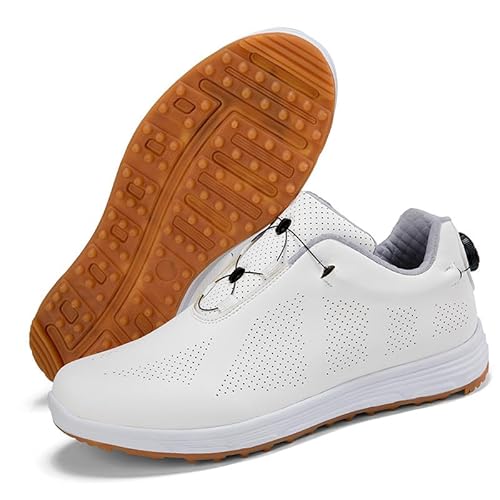 Generisch Outdoor Golf Schuhe Männer Freizeitschuhe Rutschschutz Atmung Reiseschuhe (Weiß,40) von Generisch