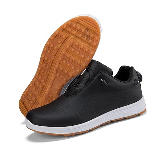 Generisch Outdoor Golf Schuhe Männer Freizeitschuhe Rutschschutz Atmung Reiseschuhe (schwarz,40) von Generisch
