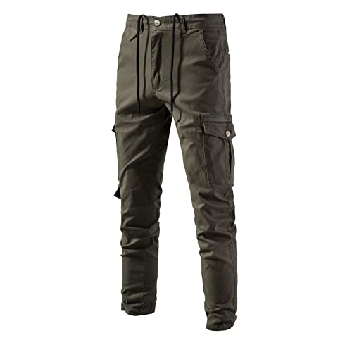 Generisch Outdoor Shop Herren Outdoor-Wanderhose, leichte Freizeit-Arbeits-Ripstop-Cargohose Für Herren mit Militär Damen von Generisch