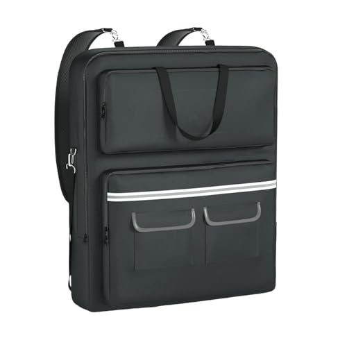 Generisch Outdoor Solar Panel Tasche,Doppelschichtige Tragetasche Für Solarmodule | Robuster Schutz Mit Verstellbarem Schultergurt Für Camping, Wandern, Trekking Und Bergsteigen von Generisch