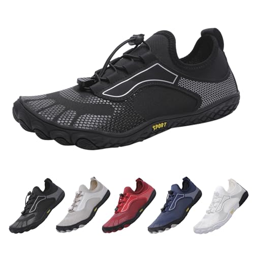 Generisch Outdoor Sportschuhe Schuhe 40 Herren,Tauch Schwimmschuhe Für Herren Und Damen,Einfarbige rutschfeste Watschuhe,Schnittfeste,Slip-On Atmungsaktive Strandschuhe von Generisch