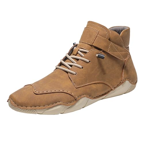 Generisch Outdoor Wanderschuhe Herren Wasserdicht - Trekking Schuhe Herren StraßEnlaufschuhe High Top Wanderstiefel Handgefertigte Stiefeletten Atmungsaktiv Rutschfeste BarfußSchuhe Generisch Outdoor Wanderschuhe Herren Wasserdicht - Trekking Schuhe Herren StraßEnlaufschuhe High Top Wanderstiefel Handgefertigte Stiefeletten Atmungsaktiv Rutschfeste BarfußSchuhe von Generisch