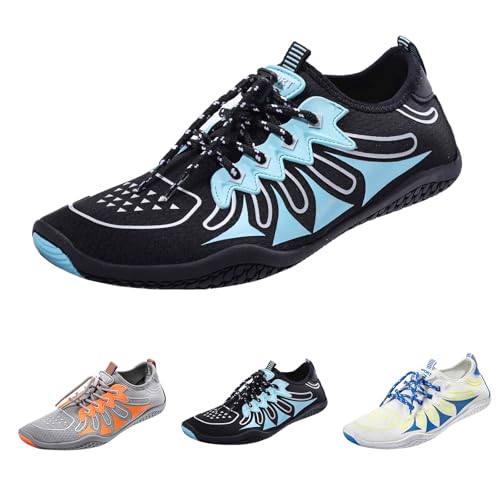 Generisch Outdoor Wasserschuhe Für Herren,Schwimmschuhe Schuhe Herren,rutschfeste Flach,Paar Schuhe Fitness Watschuhe,Schnell Trocknend,Laufschuhe Atmungsaktiv,Sportschuhe von Generisch