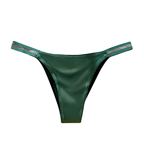 Generisch Outlet Angebote String Tanga Sexy Dünn Schwarz Hodenring Spitze Strings Zugband Negligees Mini String Grün,XL von Generisch