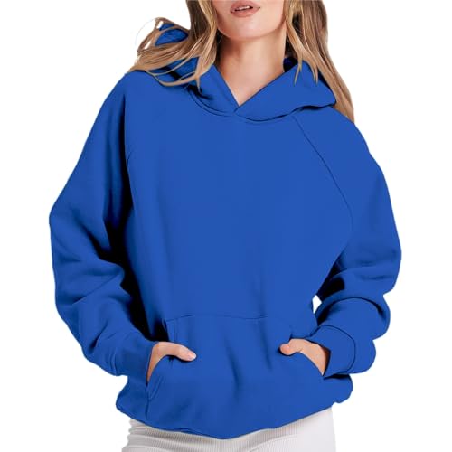Generisch Oversized Hoodie Damen Langarm Sweatshirt Herbst Winter Einfarbig Warm Basic Hoody Freizeit Outwear Sport Style Training Kapuzenpullover Sweatjacke Teenager Mädchen Streetwear Generisch Oversized Hoodie Damen Langarm Sweatshirt Herbst Winter Einfarbig Warm Basic Hoody Freizeit Outwear Sport Style Training Kapuzenpullover Sweatjacke Teenager Mädchen Streetwear von Generisch