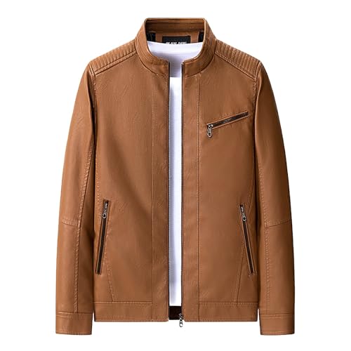Generisch PU Winddichte Herrenjacke Windbreaker Warm Wintermantel Kunstpelzjacke Trenchcoat Slim Kunstleder Leder Kostüm Herrenmantel Herren Ledermantel Lederjacke Herren Schwarz mit Kragen Generisch PU Winddichte Herrenjacke Windbreaker Warm Wintermantel Kunstpelzjacke Trenchcoat Slim Kunstleder Leder Kostüm Herrenmantel Herren Ledermantel Lederjacke Herren Schwarz mit Kragen von Generisch