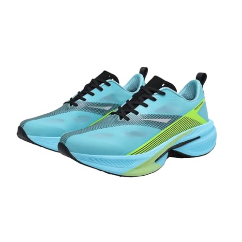 Generisch Paar Sportschuhe modische und vielseitige Popcorn weiche Sohle leichte atmungsaktive Anti Rutsch laufende Sportschuhe (Blau,40) von Generisch