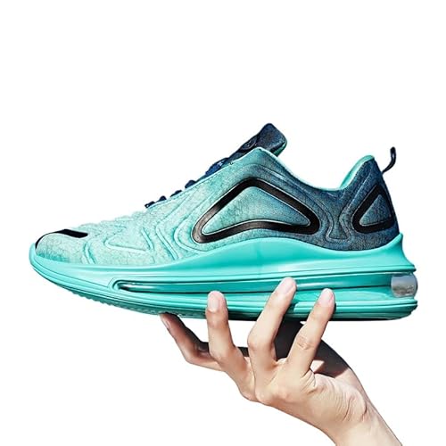 Generisch Paar Sportschuhe voller Handtasche Luftkisse Dämpfung Atmungskomfort Freizeit Laufschuhe (Himmelblau2,37) von Generisch