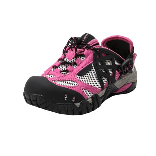 Generisch Paar Stil Outdoor Stream Tracing Schuhe amphibische schnelltrocknende Wander- und Bergsteigerschuhe (rot,38) von Generisch