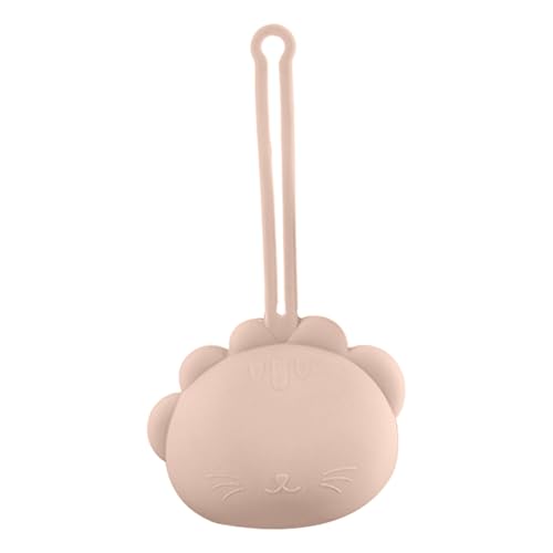 Generisch Pacifier Organizer Box, Silicone Animal Shape, 7.09x3.94x1.57 inches Portable Nipple Case Holder with Lanyard, Compact Lightweight Storage, Ideal for Daily Outings and Long Trips von Generisch