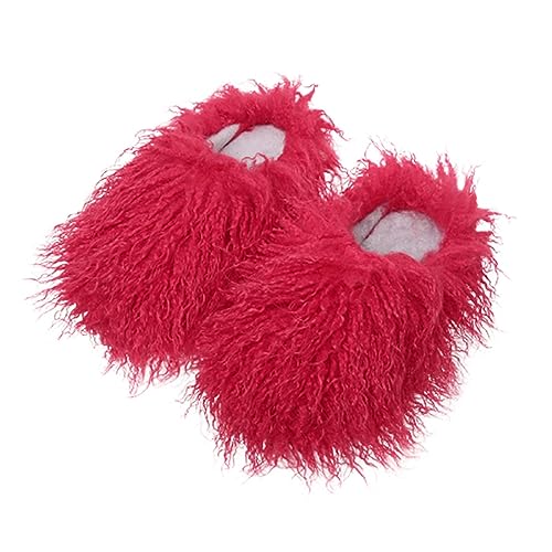 Generisch Pantoffeln Damen Filz ， Damen Herren Hausschuhe Winter Warme Lustig Plüsch Hausschuhe Unisex Haushaltsschuhe Neuheit Pantoletten Paare Plüschhausschuhe Flauschig Und Niedlich Slippers von Generisch