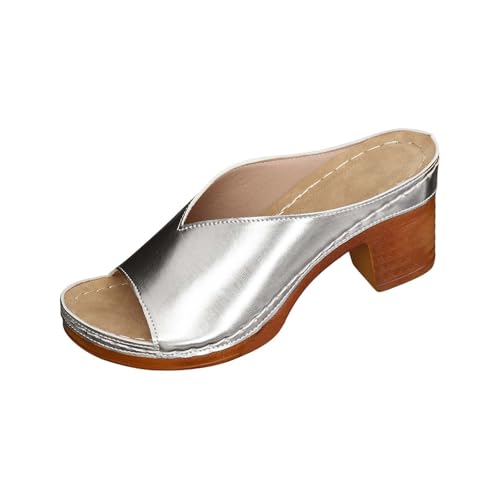 Generisch Pantoffeln Damen Hausschuhe Sommer High Heel Rutschfeste Atmungsaktiv Slipper Einfarbig Elegant Leichtgewichts Bequeme Schlupfschuhe Outdoor Beach Pool Freizeitschuhe 36-43 Generisch Pantoffeln Damen Hausschuhe Sommer High Heel Rutschfeste Atmungsaktiv Slipper Einfarbig Elegant Leichtgewichts Bequeme Schlupfschuhe Outdoor Beach Pool Freizeitschuhe 36-43 von Generisch