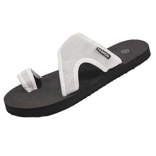 Generisch Pantolette Sommerschuhe,Op Schuhe Damen Bequeme Hausschuhe Open Toe Frauen Bequeme Orthopädische Arch Support Orthotic Verstellbare Riemen Yoga Fussbett,Größe 36-43 von Generisch