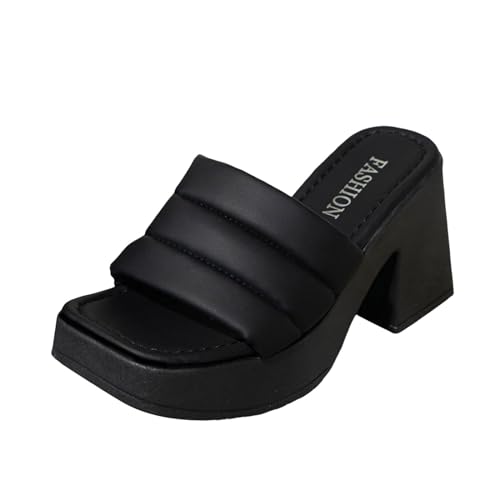 Generisch Pantoletten Damen Rutschfeste Flip Flops Weiche Sommer Schlappen Schnell Trocknend Badeschuhe Indoor/Outdoor Original Super Weich Rutschfest Badelatschen von Generisch