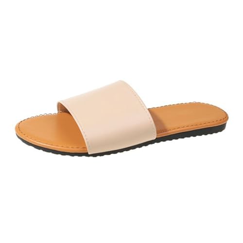Generisch Pantoletten Damen Sommer PU-Leder Hausschuhe Bequem Elegant Slides Badeschuhe Flach Strand Sandale Rutschfeste Schlappen Offene Zehe Formelle Urlaub Boho Slipper Schuhe Schlupfsandalen Generisch Pantoletten Damen Sommer PU-Leder Hausschuhe Bequem Elegant Slides Badeschuhe Flach Strand Sandale Rutschfeste Schlappen Offene Zehe Formelle Urlaub Boho Slipper Schuhe Schlupfsandalen von Generisch