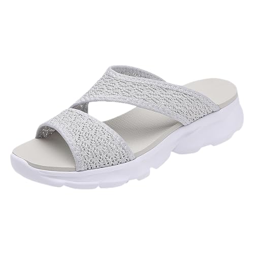 Generisch Pantoletten Damen Rutschfeste Weiche Badelatschen Sommer Flip Flops Schnell Trocknend Badeschuhe Indoor Trocknender Hausschuhe Für von Generisch