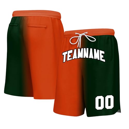 Generisch Personalisierte Basketball Shorts Herren Kurze Hosen Sommer Kurz Sporthose Jogginghose Trainingshose Runningshorts Hose Boxhose Mädchen 164 Kinder Jungen von Generisch