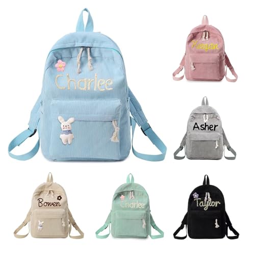 Generisch Personalisierte Rucksack Kinder mit Namen - Kindergartenrucksack Mädchen Und Jungen, Geschenkidee für Kinder, Kita-Rucksack für Mädchen, Geschenk zum Schulanfang, Blau Generisch Personalisierte Rucksack Kinder mit Namen - Kindergartenrucksack Mädchen Und Jungen, Geschenkidee für Kinder, Kita-Rucksack für Mädchen, Geschenk zum Schulanfang, Blau von Generisch